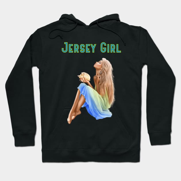 Jersey Shore Girl Hoodie by razmtaz